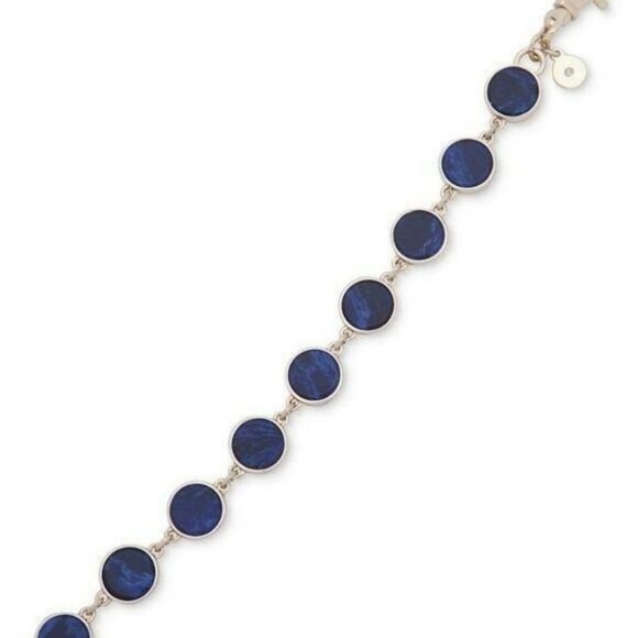 DKNY Gold-Tone Colored Stone Flex Bracelet - Picture 6 of 6